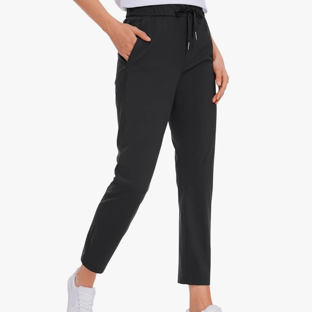 CRZ Yoga Women’s 4-Way Stretch 7/8 Ankle Casual Pants